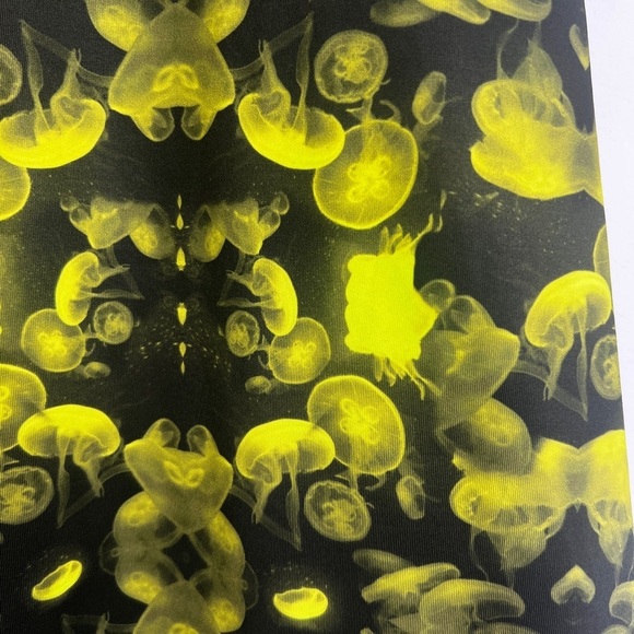 FREDDY D.I.W.O. Women's M Superfit Tank Top In Black & Yellow Athletic Gym Yoga - Picture 4 of 9